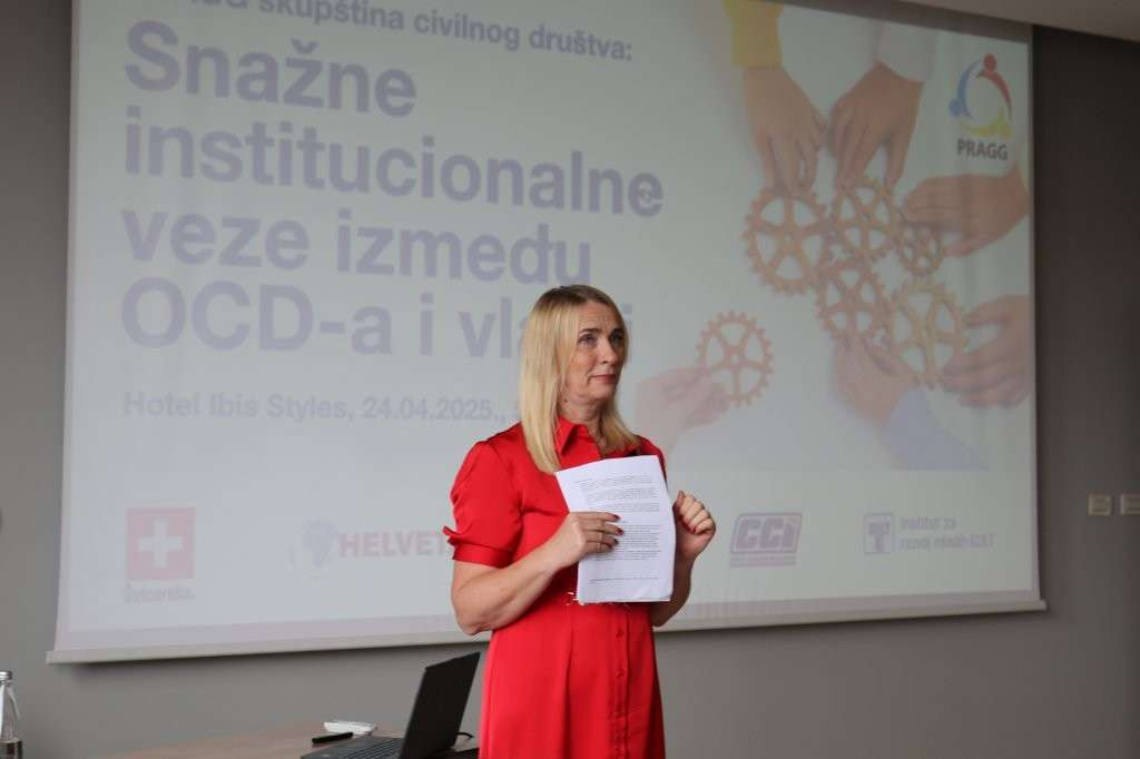 PRAGG skupština civilnog društva - Snažne institucionalne veze između OCD-a i vlasti