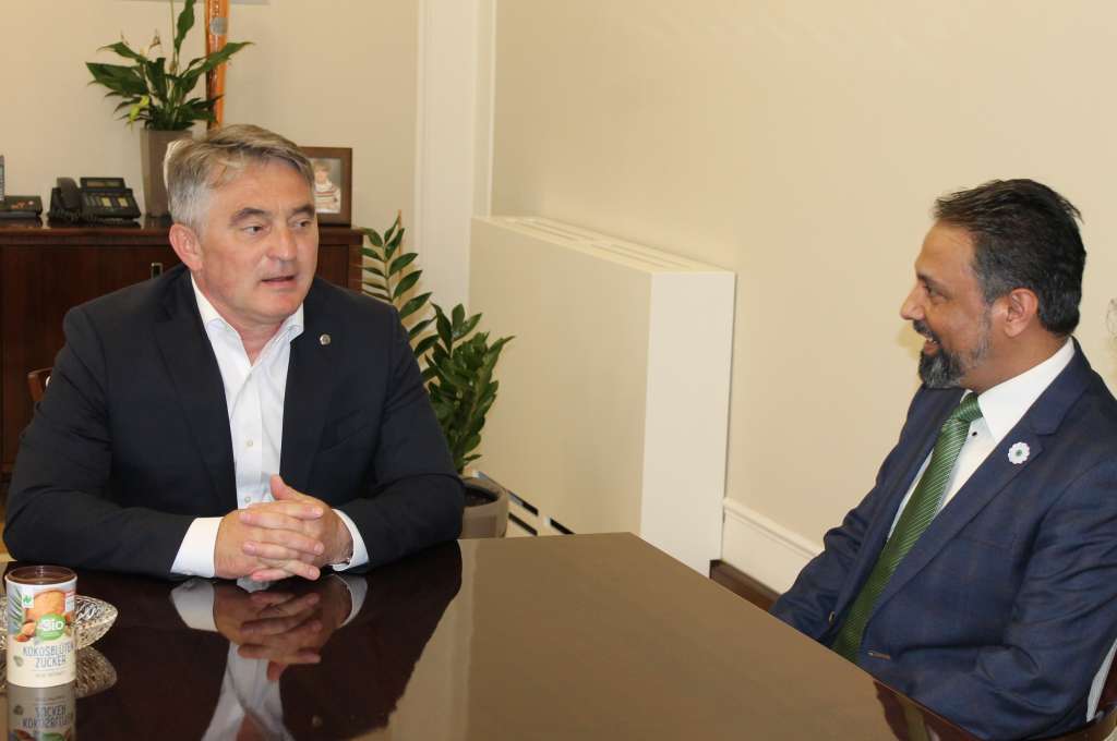 Komšić i Azmi o planovima organizacije 'Remembering Srebrenica' i posljedicama ratova