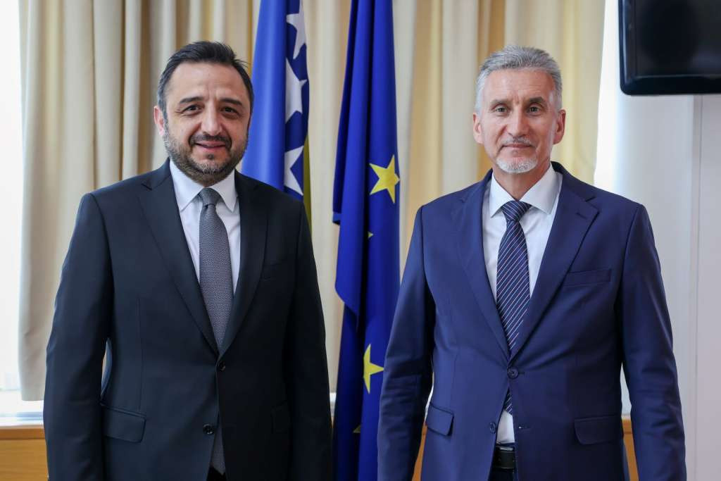 Ademović primio u nastupnu posjetu novoimenovanog ambasadora Republike Turske