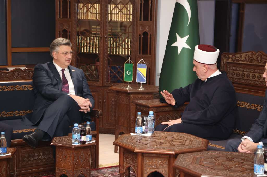 Reisul-ulemu Huseina ef. Kavazovića posjetio hrvatski premijer Plenković