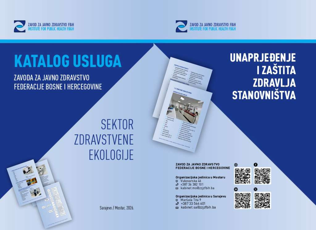 Predstavljen Katalog usluga Zavoda za javno zdravstvo FBiH 2026.