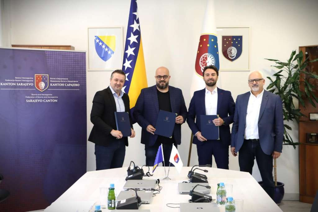 Potpisan Okvirni sporazum za projekt rehabilitacija dionice Skenderija - Vijećnica - Vječna vatra