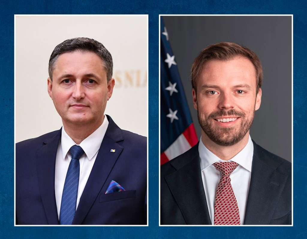 Bećirović razgovarao sa šefom Biroa za Evropu i Evroaziju State Departmenta Brendanom Hanrahanom