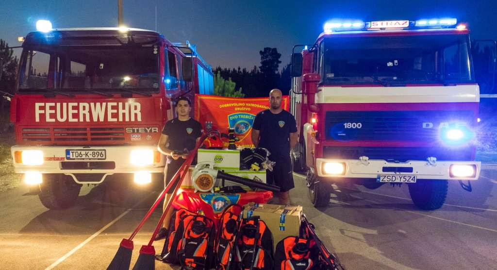 DVD Trebižat dobio opremu za gašenje šumskih požara