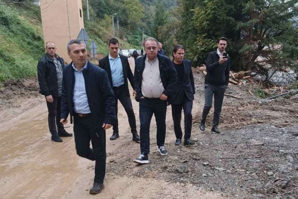 Premijer Nikšić s delegacijom Vlade obišao ugrožena područja u Fojnici, Kiseljaku i Kreševu