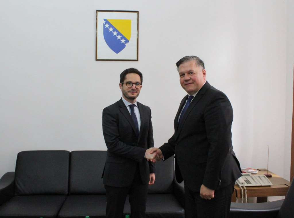 Brkić i Delmas: Nastaviti kontinuirani razvoj saradnje Francuske i BiH u svim oblastima