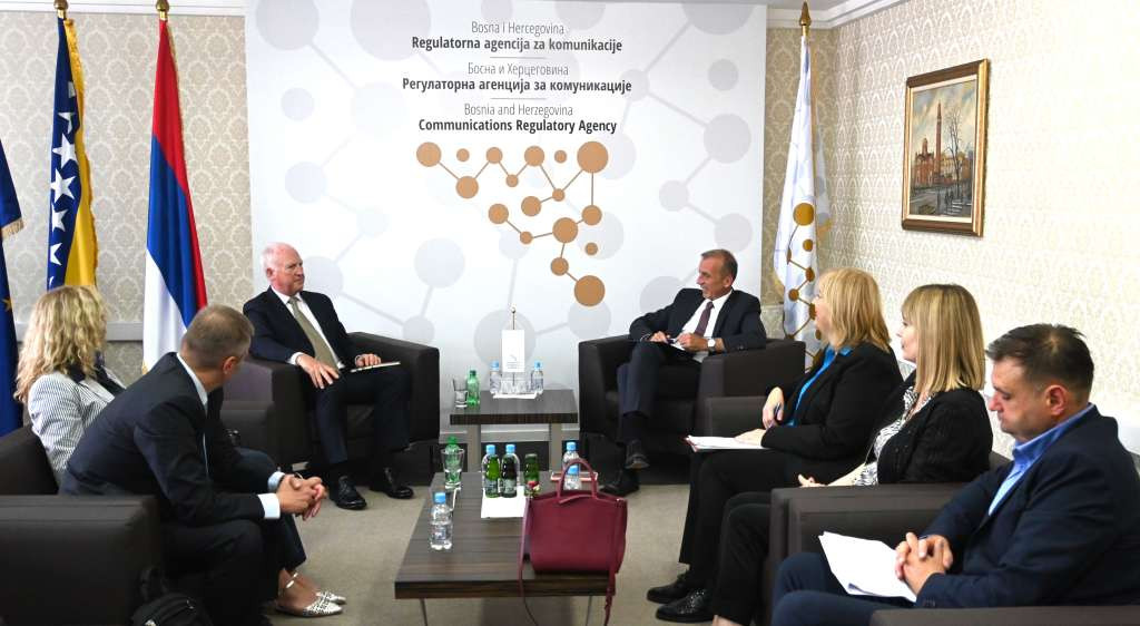 Predstavnici Berec mreže posjetili RAK BiH: Raditi na regulaciji sektora elektronskih komunikacija