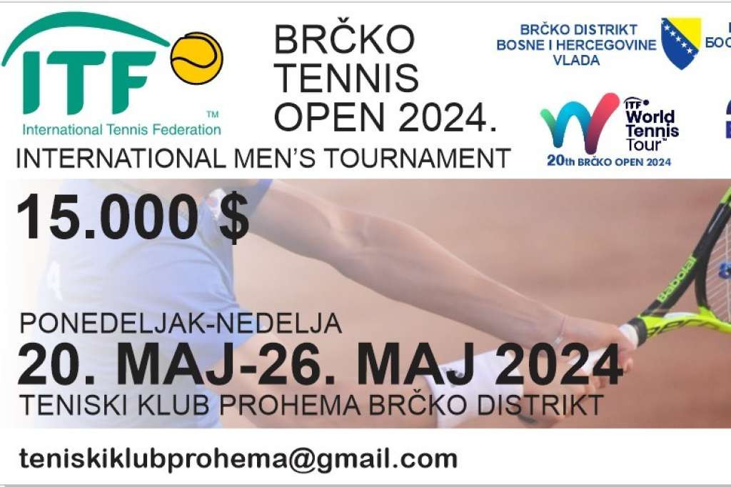 Brčko Open 2024 - Sutra kvalifikacioni teniski turnira igrača iz serije ITF