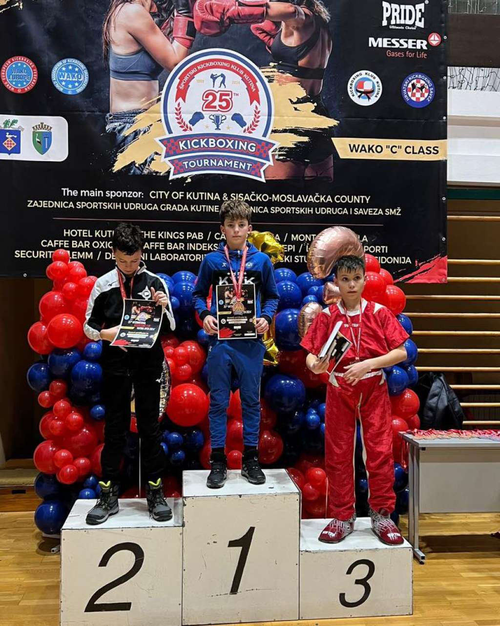 Kickboxing centar 'Bihać' ostvario izuzetne rezultate na 25. međunarodnom turniru 'Kutina Open 2024'