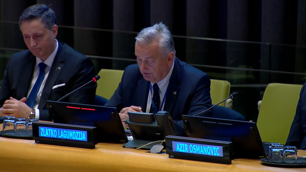 Lagumdžija, Bećirović i Komšić: Konačno je vrijeme da UN preuzme odgovornost