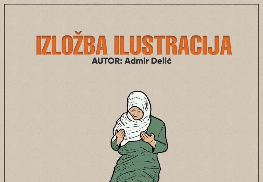 Izložba ilustracija o genocidu u Srebrenici u Kulturnom centru Mostar Sjever