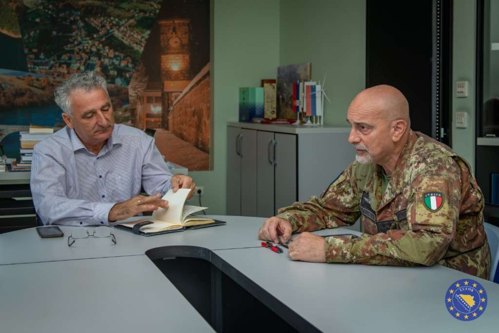 Komandant EUFOR-a u Nevesinju razgovarao o sigurnosnoj situaciji i potrebama lokalne zajednice