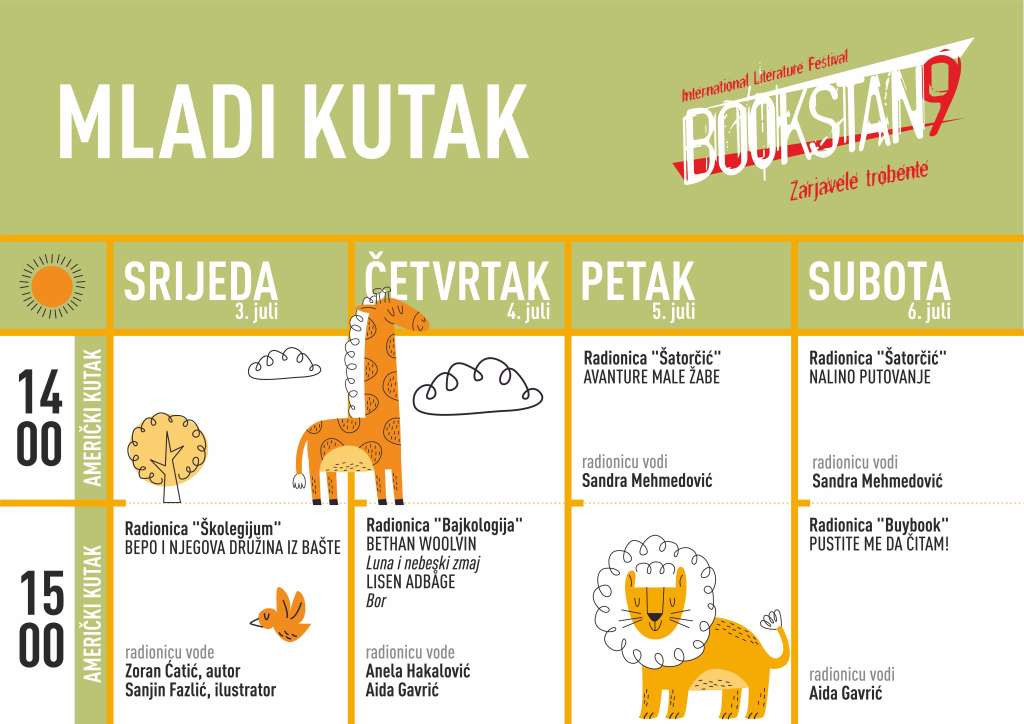 Sutra u Sarajevu počinje Međunarodni festival književnosti Bookstan