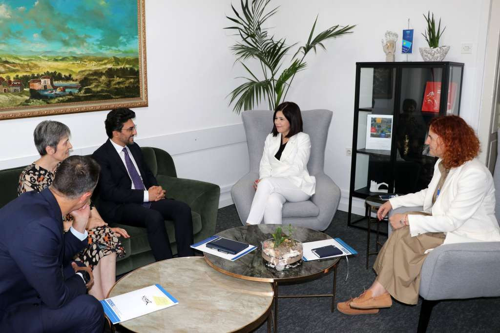 Novoimenovani zamjenik voditelja Misije OESS-a u BiH u nastupnom posjetu kod premijerke HNK-a