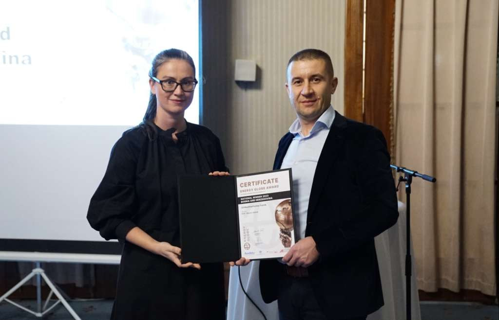 Energy Globe Award za električno vozilo Trornice mašina Travnik