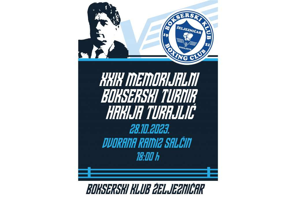 Memorijalni bokserski turnir "Hakija Turajlić" 28. oktobra u Sarajevu