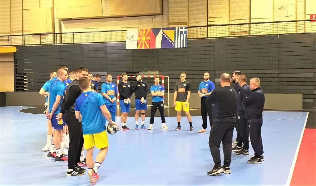 Rukometni reprezentativci BiH obavili posljednji trening pred Grke