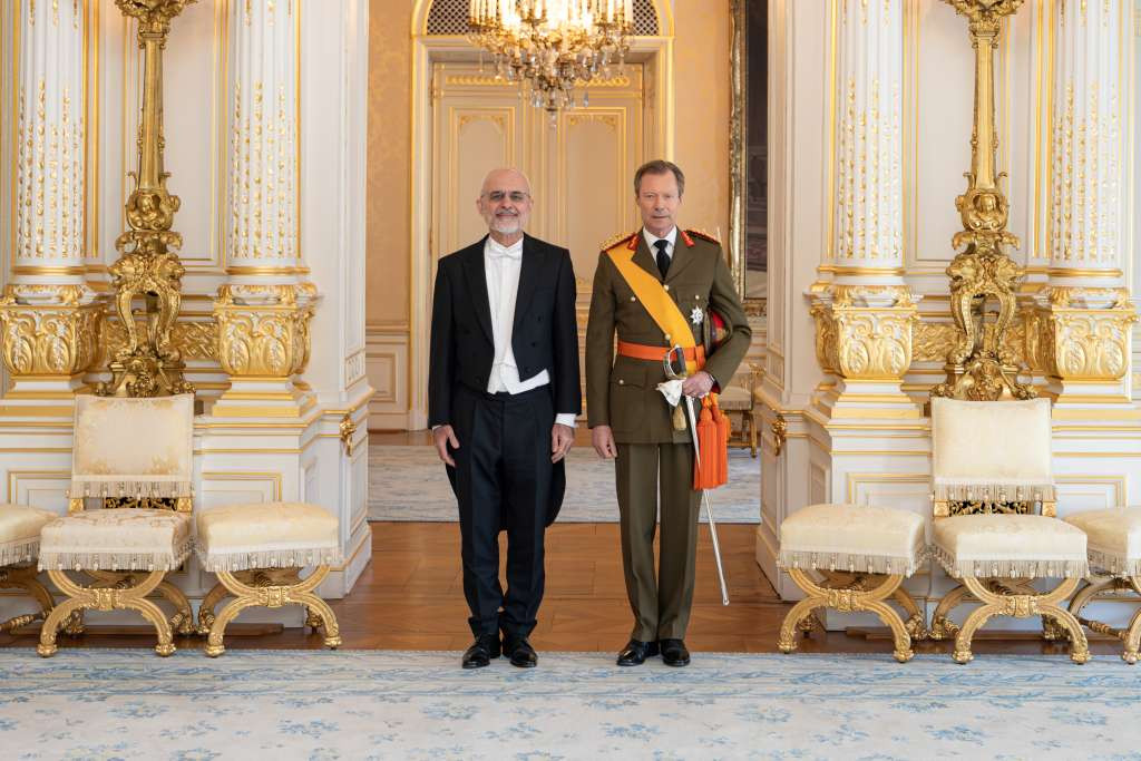 Ambasador Avdović predao akreditivna pisma Velikom vojvodi Henriju od Luksemburga