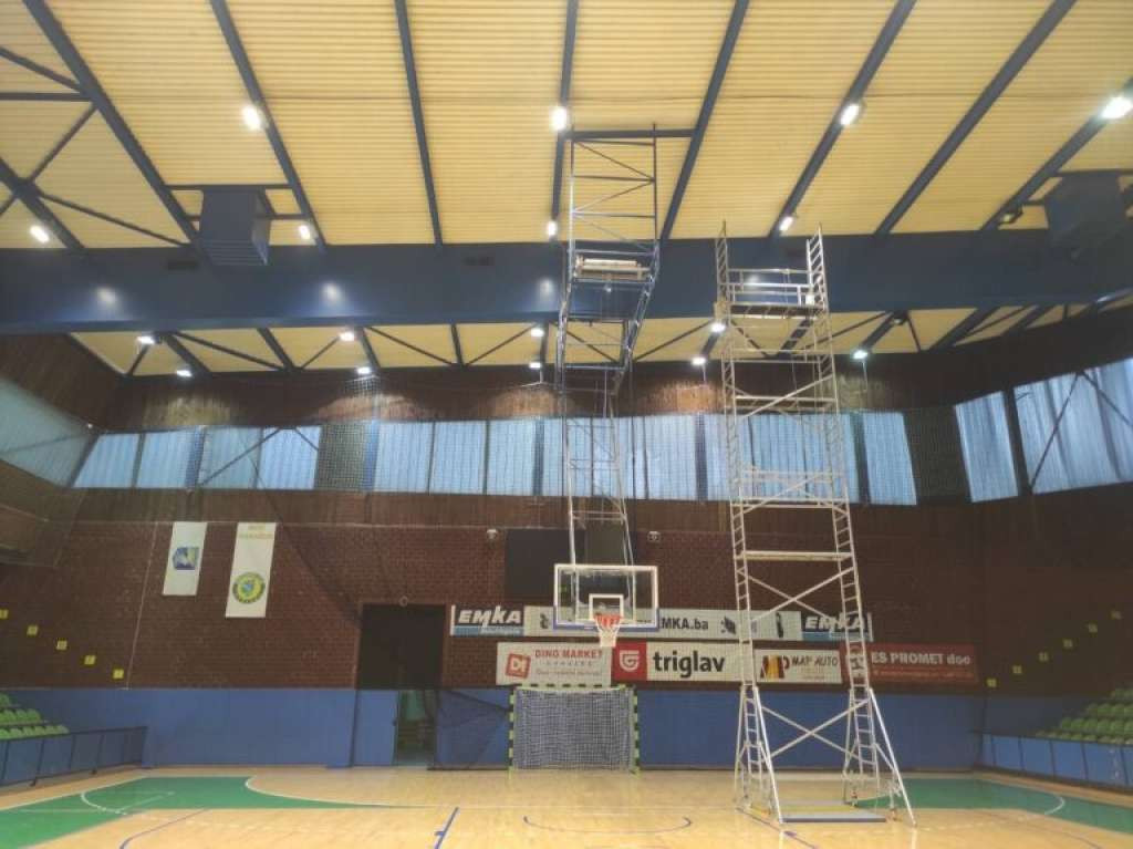 Zamjena rasvjete u dvorani u Goraždu, preduslov za odigravanje međunarodnih utakmica
