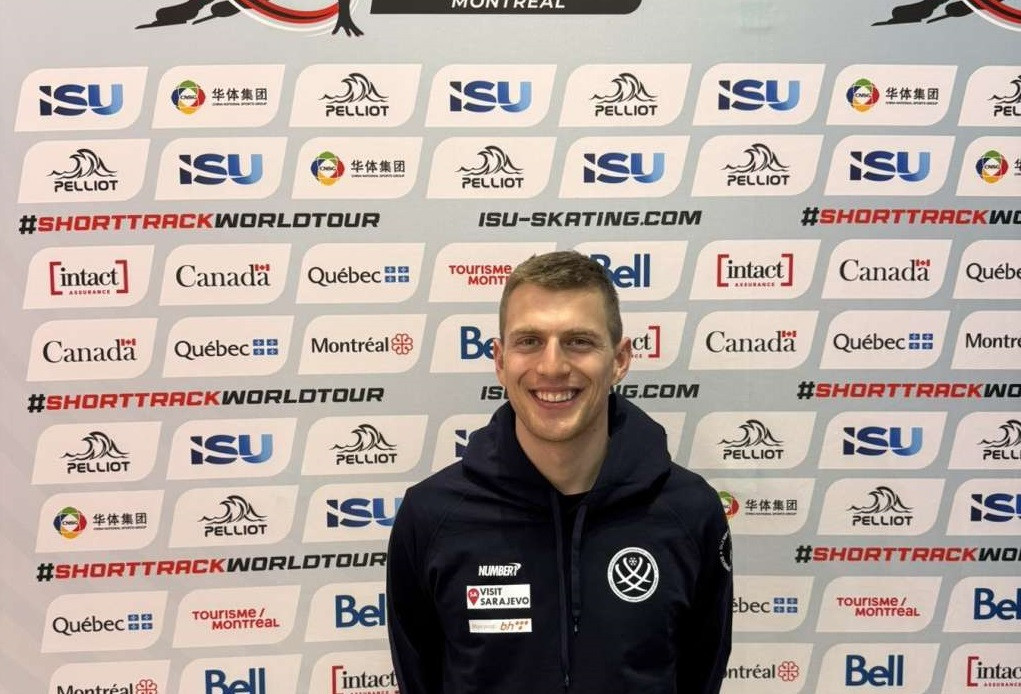 Bh. reprezentativac u brzom klizanju Tarik Omeragić na prvom od četiri planirana Svjetska kupa