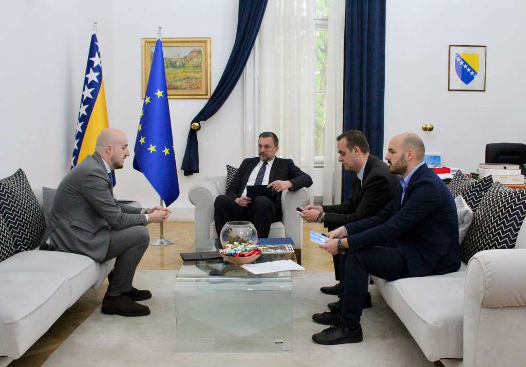 Konaković razgovarao sa predstavnikom IFC za BiH i Crnu Goru Arminom Ridžalovićem
