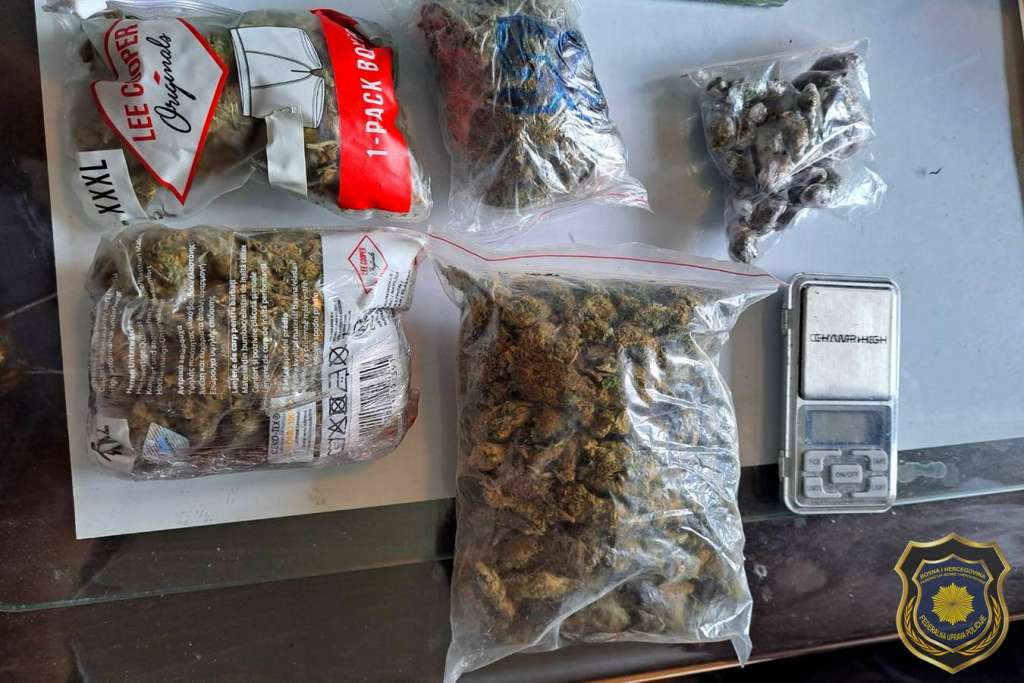 Osoba iz Sarajeva lišena slobode zbog neovlaštene proizvodnje i stavljanja u promet opojnih droga