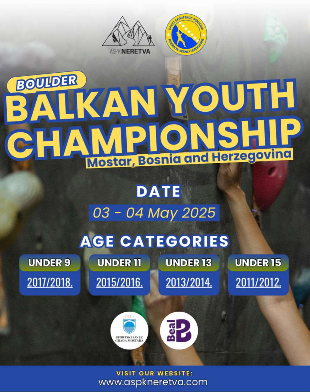 Mostar domaćin prvenstva u sportskom penjanju