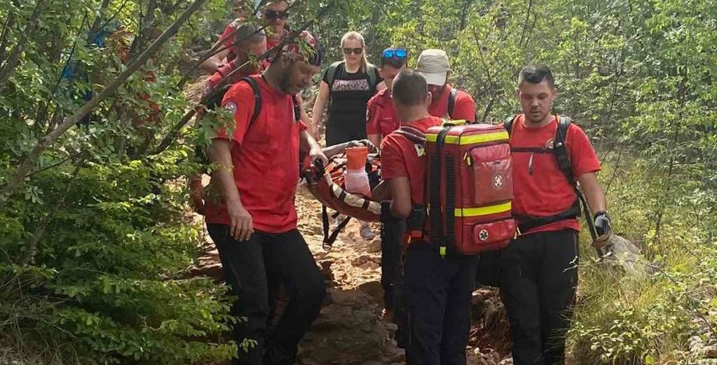HGSS Čitluk pomogao ozlijeđenoj nizozemskoj državljanki na Križevcu