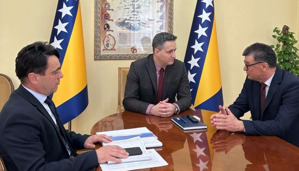 Bećirović primio bivšeg pripadnika Armije RBiH Osmana Osmanovića