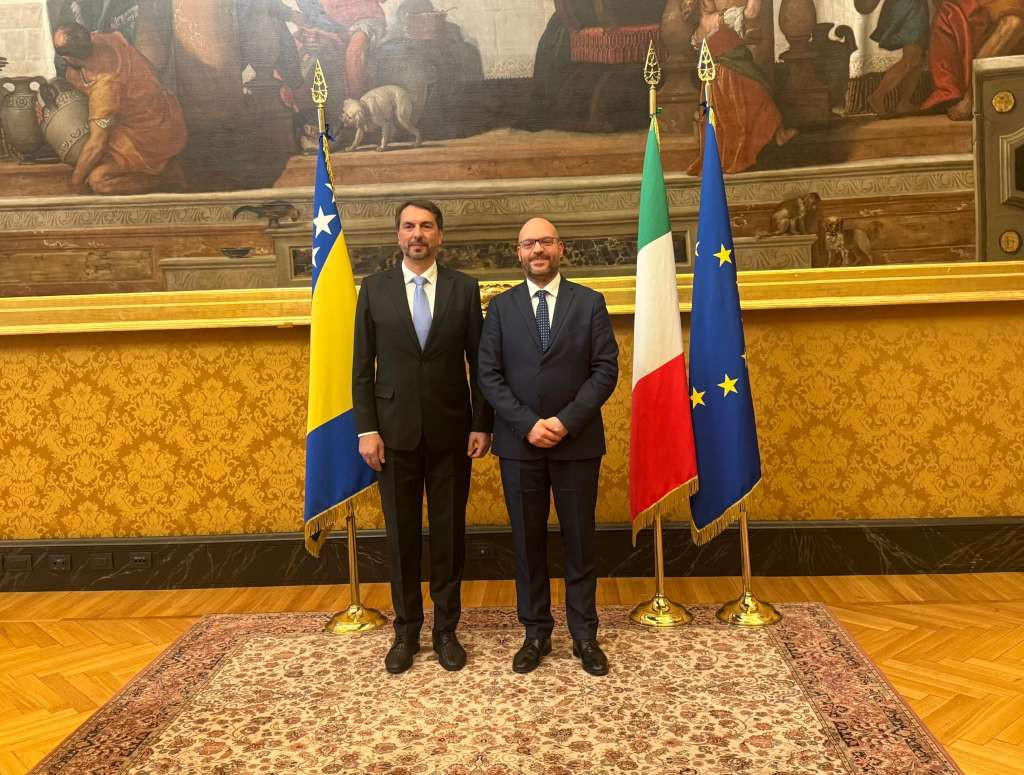Čavara u Rimu razgovarao s predsjednikom Zastupničkog doma Parlamenta Italije