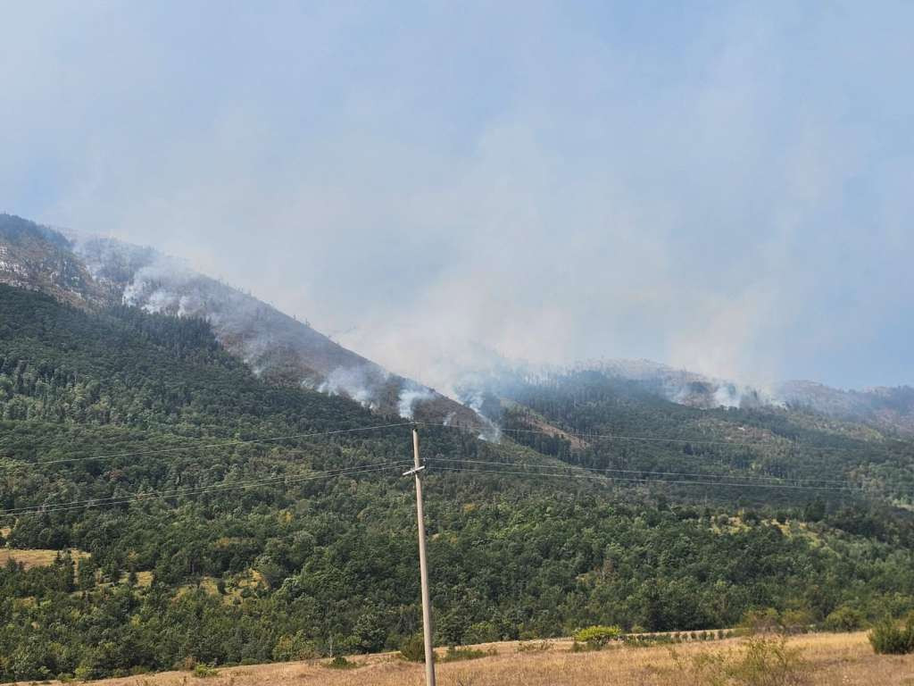 Požar na Dinari se približava naseljima: Snage na terenu pokušavaju spriječiti širenje vatre