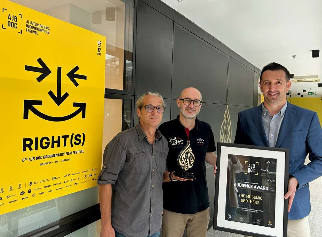 Film 'Braća Musemić' osvojio Nagradu publike na Šestom AJB DOC Film Festivalu