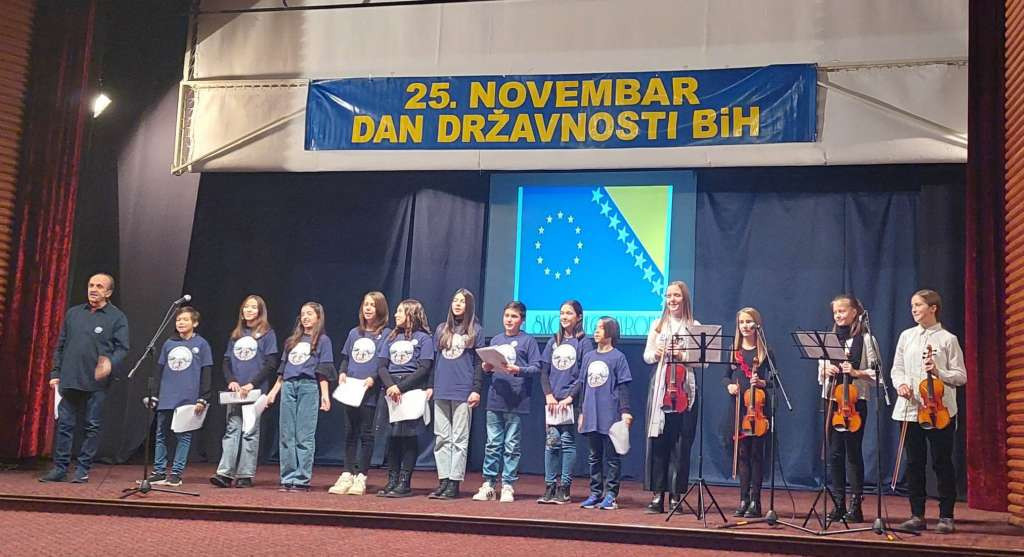 Djeca iz Goražda poručila 'Mi smo djeca Evrope'