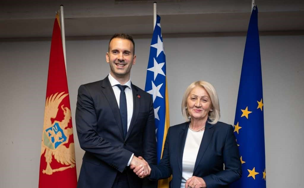 Krišto i Spajić: Jačanje saradnje BiH i Crne Gore i zajednički fokus na put ka EU