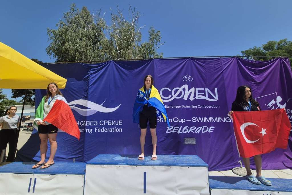 Mlada plivačka bh. reprezentativka Zerina Vrabac osvojila dvije medalje za BiH