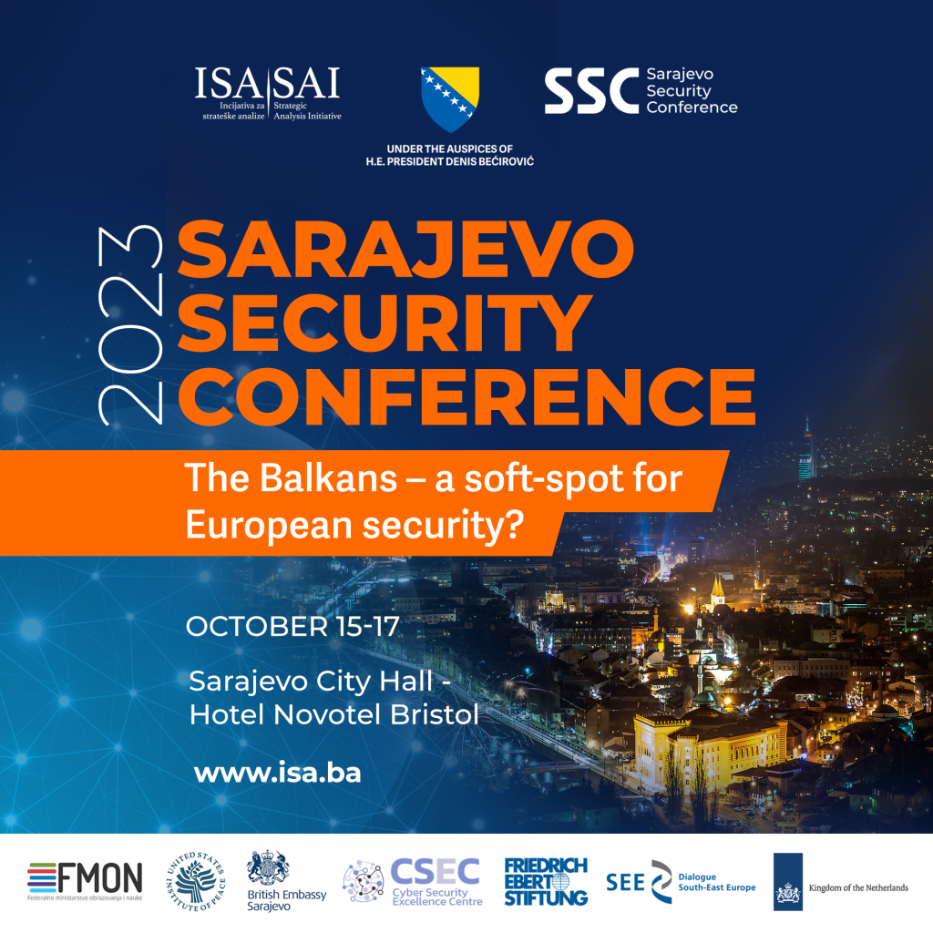 Večeras počinje Sarajevska sigurnosna konferencija