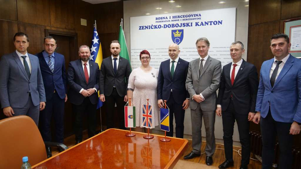 Ambasador Reilly posjetio Vladu ZDK: Puna podrška investiciji Adriatic Metalsa u Varešu