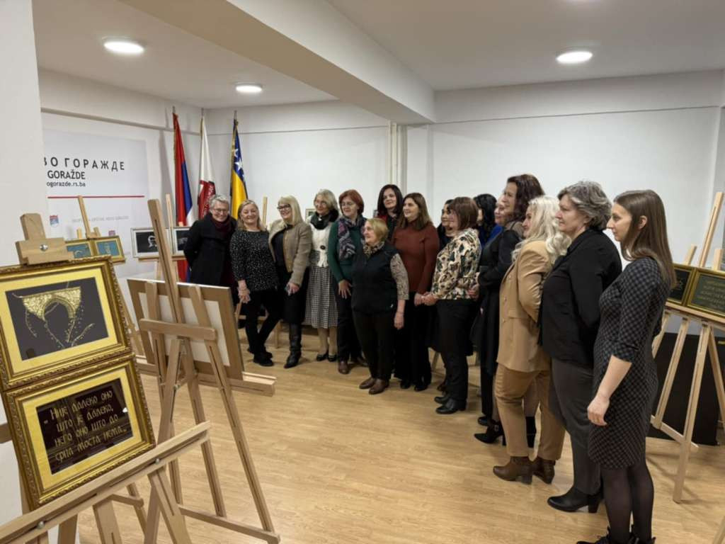 Žene Goražda i Novog Goražda zajedno na izložbi 'Zlatni mostovi Bosne i Hercegovine'