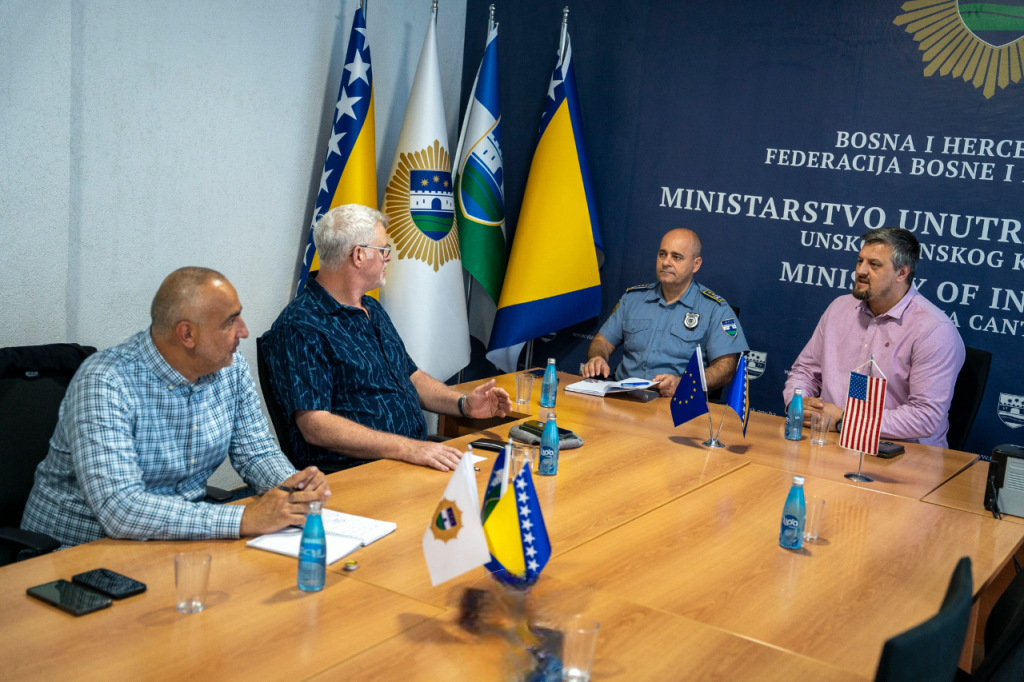 Delegacija američke ambasade s rukovodstvom MUP-a USK-a o sigurnosnim izazovima