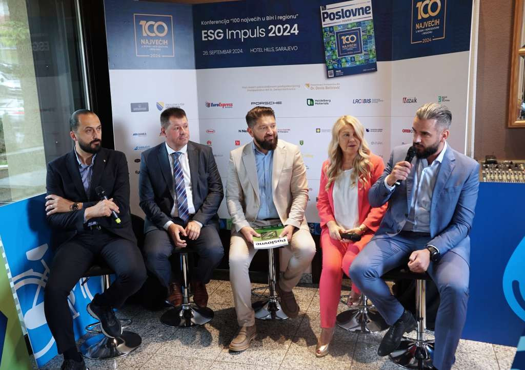 100 najvećih u BiH i regionu: Primjena ESG principa ključna za dugoročni uspjeh