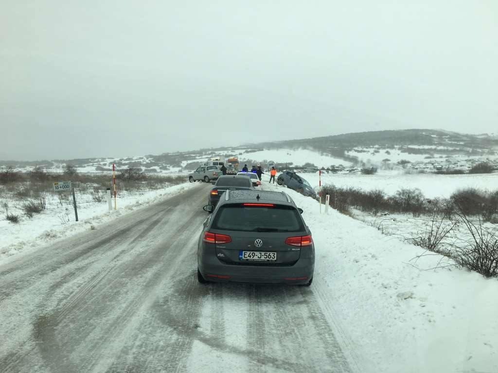 Otežano prometovanje na putevima u Kantonu 10