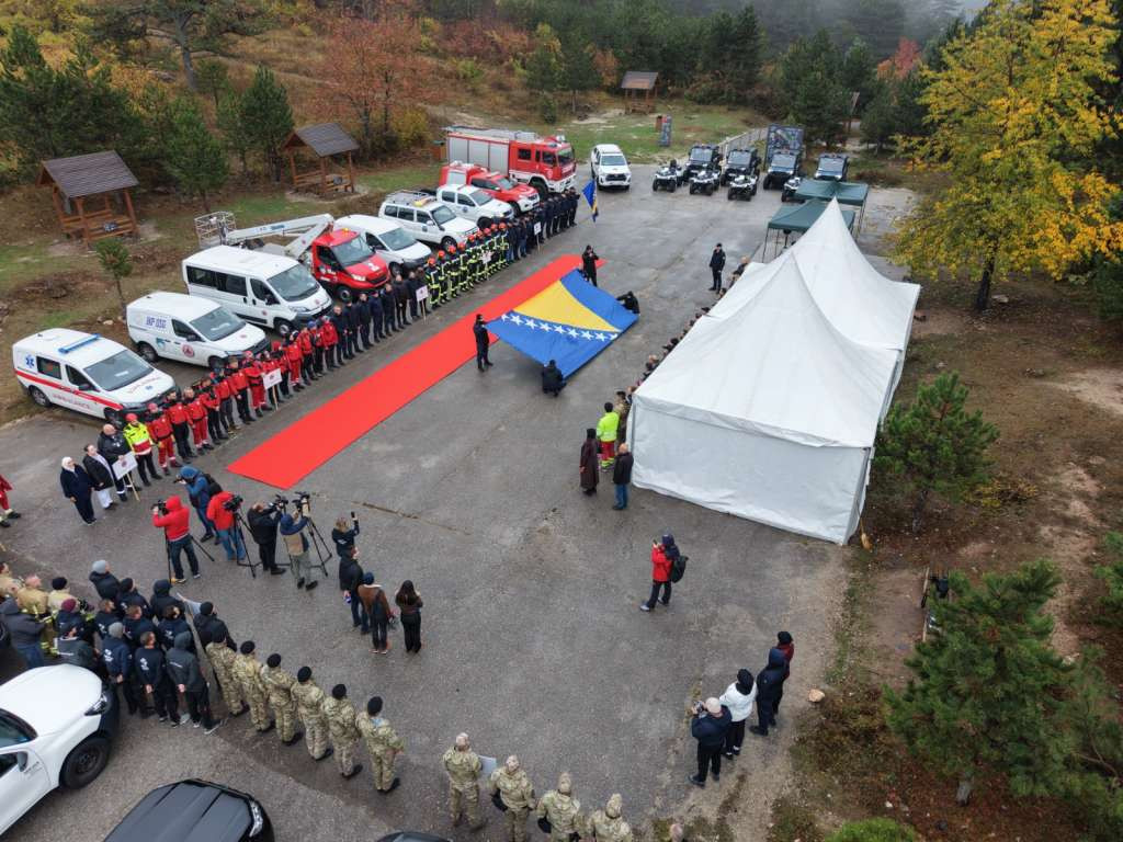 Vježba civilne zaštite Općine Stari Grad na Trebeviću, uloženo 3,5 miliona KM u programe zaštite