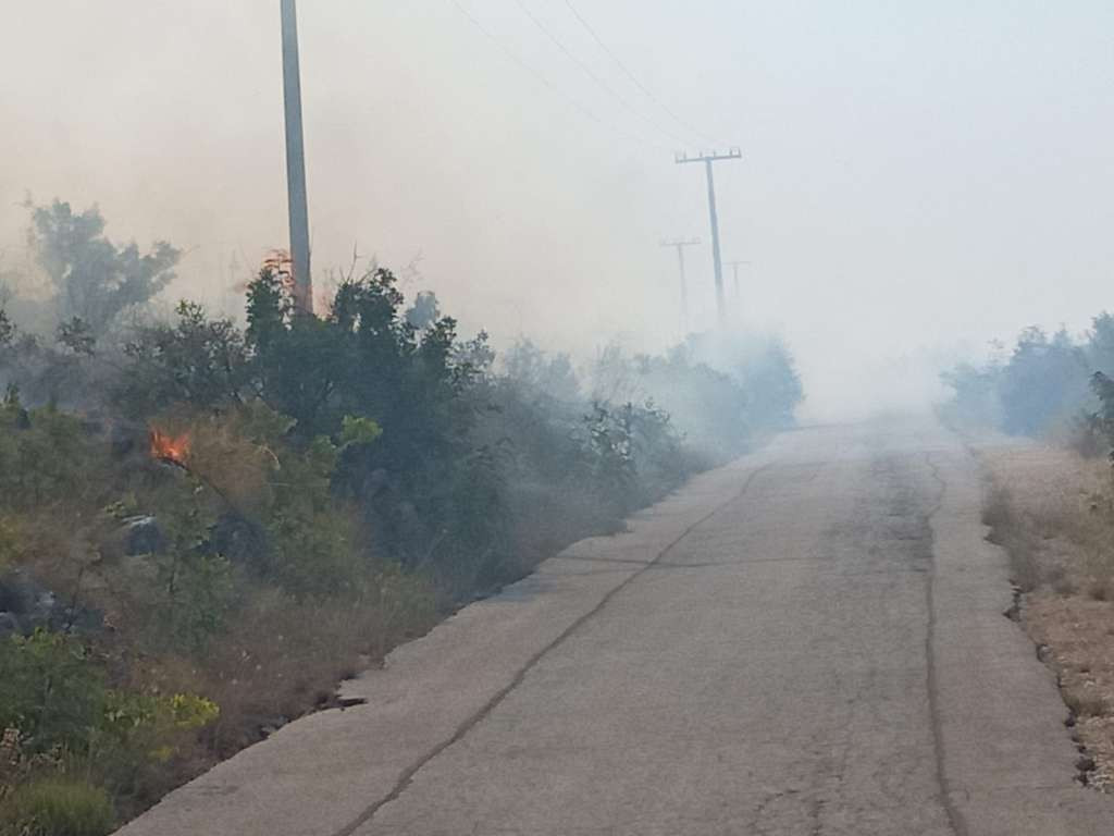 Požar u neumskom zaleđu: Ugrožene kuće u selu Prapratnica