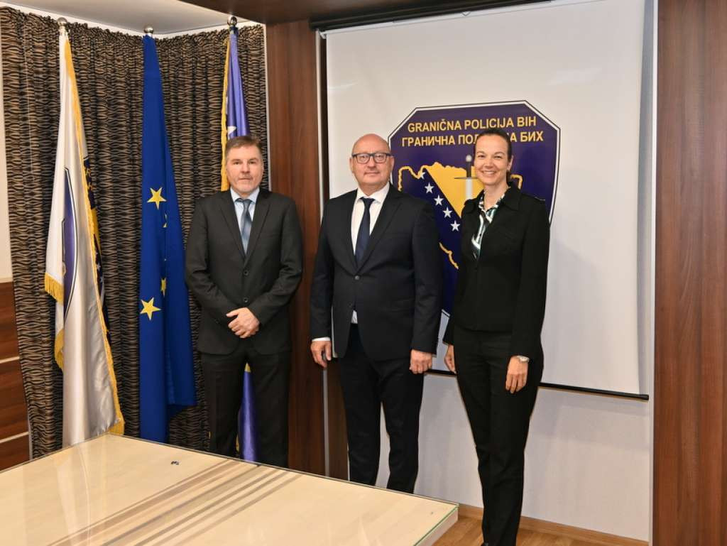Časnici za vezu Savezne policije Njemačke u posjeti Graničnoj policiji BiH