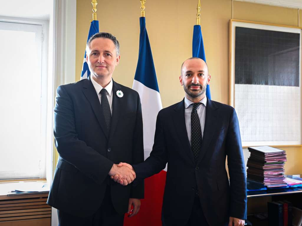 Bećirović razgovarao s francuskim ministrom za Evropu Benjaminom Haddadom