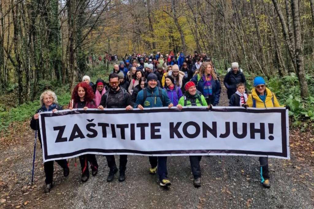 Pobjeda aktivista - Uspostavlja se nadzor planine Konjuh