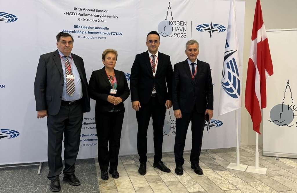 Članovi delegacije PSBiH u PSNATO-a u Kopenhagenu na sjednici Političkog komiteta PSNATO-a