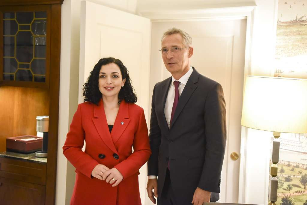 Stoltenberg podržao dijalog Prištine i Beograda, a Osmani poručila da je cilj Kosova NATO