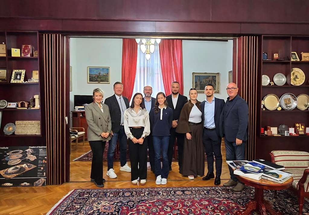 Prijem za studente osvajače medalja na EUSA Combat Championships 2025.