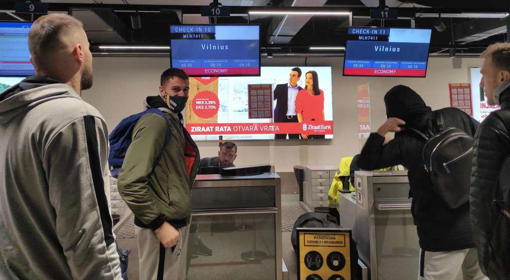 Košarkaška reprezentacija BiH otputovala u Vilnius